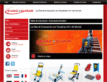 Tablet Screenshot of evacchair.es